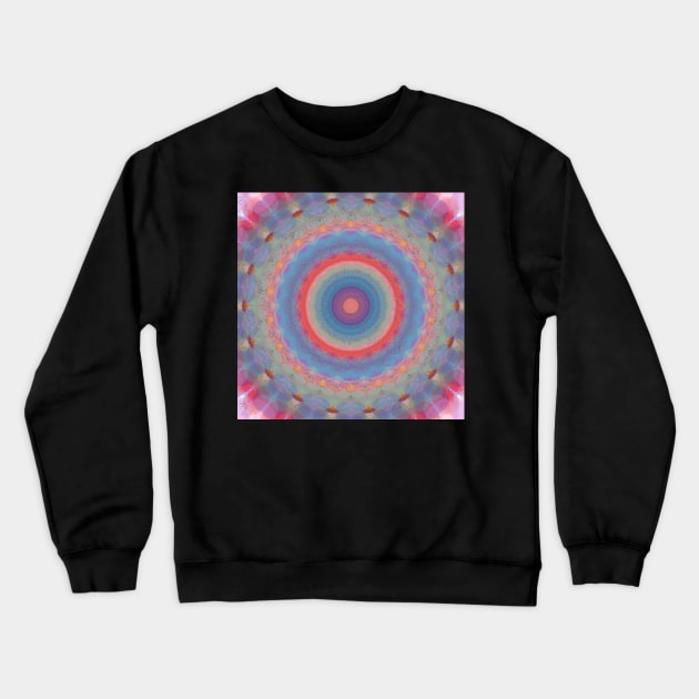 Pastel Bullseye Crewneck Sweatshirt by mushriah333